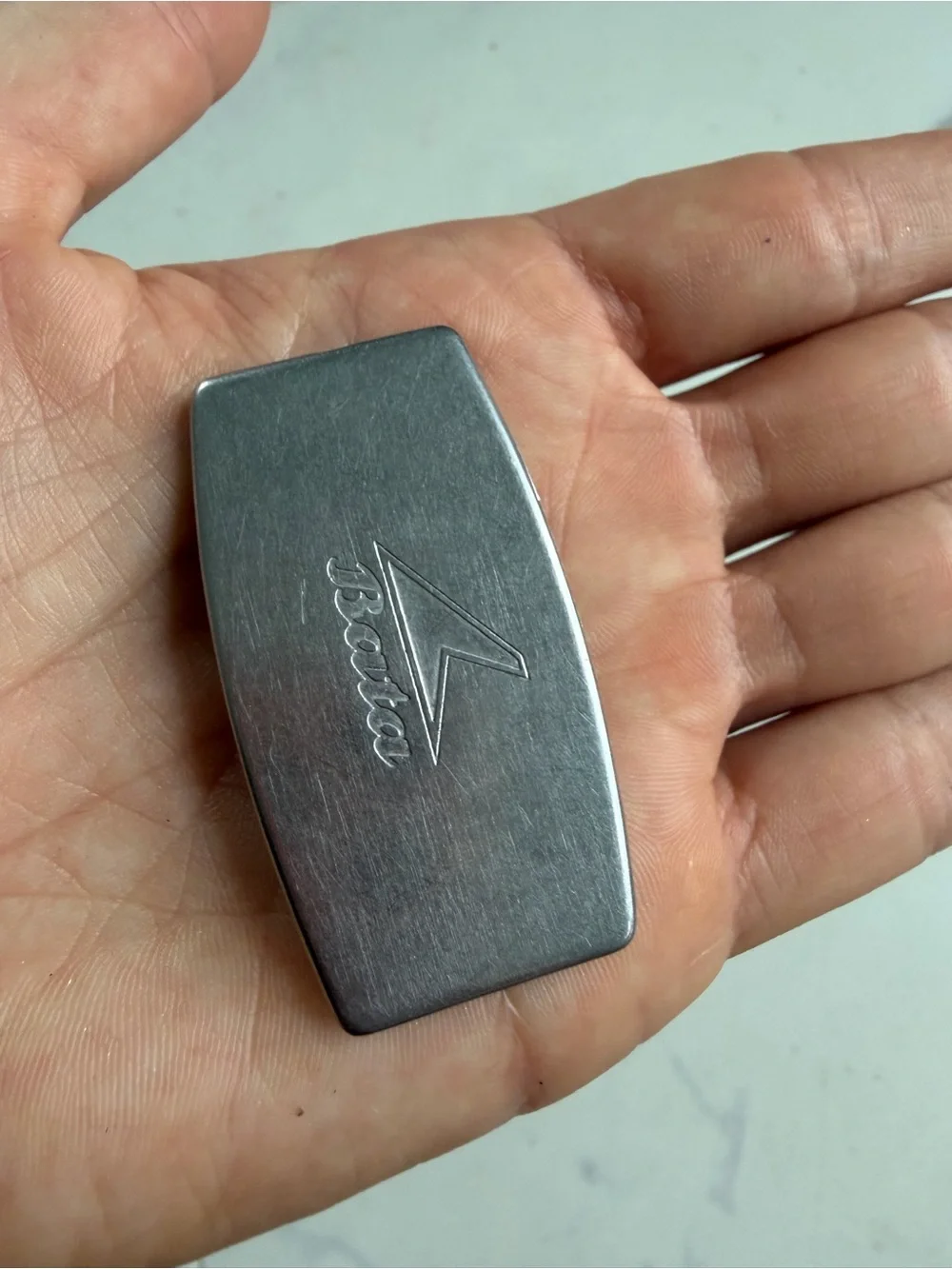 Vintage Bata Zippo Advertising Slim Pocket Knife